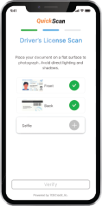 Drivers License Authentication 3 - 700 Credit
